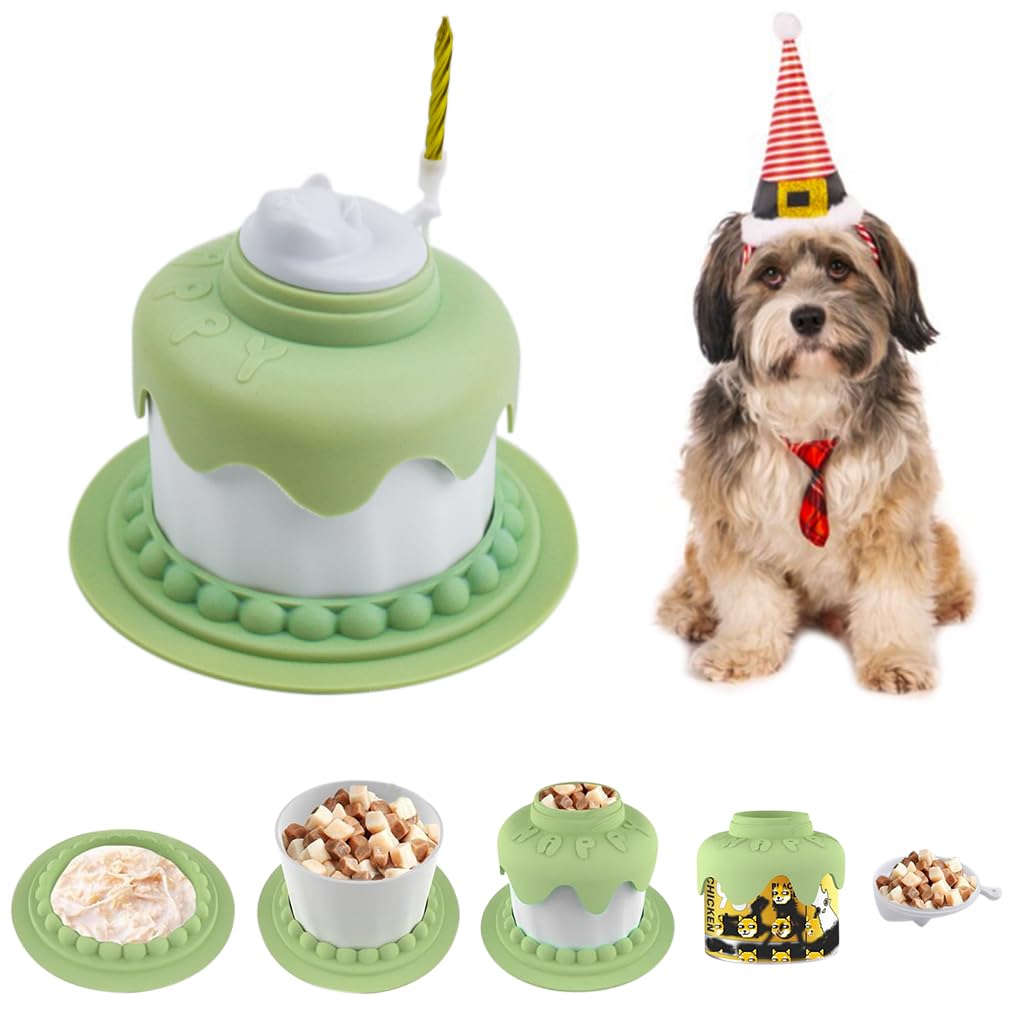 Qpets Cat Food Bowl, 3 In 1 Pet Food Bowl Food-grade TPE Pet Food Bowl Dry & Wet Food Bowl, Dog Slow Feeder Creative Cartoon Birthday Cake Cat Food Bowl Dog Cats Birthday Supplies Qpets Cat Food Bowl, 3 In 1 Pet Food Bowl Food-grade TPE Pet Food Bowl Dry & Wet Food Bowl, Dog Slow Feeder Creative Cartoon Birthday Cake Cat Food Bowl Dog Cats Birthday Supplies
